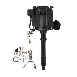 MSD Ignition 83653 Pro-Billet Distributor Black for Chevy HEI