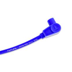 Taylor Cable - Taylor Cable 73651 8mm Spiro-Pro Spark Plug Wire Set Blue 90-DEG Universal - Image 1