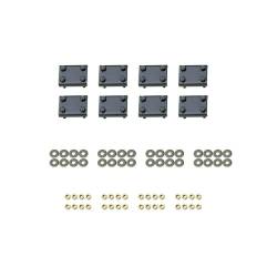 Westin - Westin 22-1005 22-Series Oval Step Bar Brackets for 98-02 RAM 1500-3500 Quad Cab - Image 1