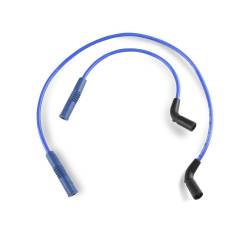 ACCEL - ACCEL 171111B Motorcycle Spark Plug Wire for 09-16 Harley Davidson 8mm-Blue - Image 1