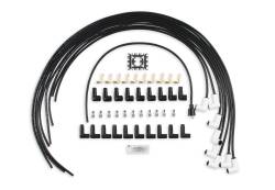 ACCEL - ACCEL 9001C Spark Plug Wire Set Universal 90-DEG White Ceramic Boots 8mm Set - Image 1