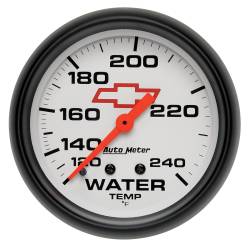 AutoMeter - AutoMeter 5832-00406 Water Temp Gauge 120-240-DEG F 2-5/8" for Chevy Red Bowtie - Image 1