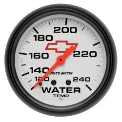 AutoMeter - AutoMeter 5832-00406 Water Temp Gauge 120-240-DEG F 2-5/8" for Chevy Red Bowtie - Image 2