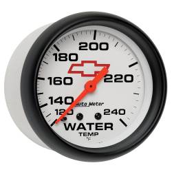 AutoMeter - AutoMeter 5832-00406 Water Temp Gauge 120-240-DEG F 2-5/8" for Chevy Red Bowtie - Image 3