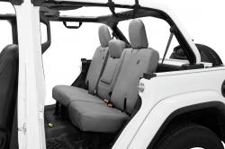Bestop 29294-09 Polyester Rear Seat Cover Charcoal for 18-23 Wrangler JL 4DR