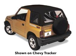 Bestop - Bestop 51366-01 Replace-A-Top Hardware Black Crush for 99-04 Tracker/Sidekick - Image 1