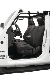 Bestop 29290-35 Polyester Front Seat Cover Black Diamond for 18-26 Jeep JL 4DR