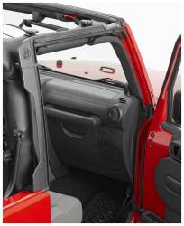 Bestop 55011-01 Front/Rear Factory Style Door Surrounds for 10-18 Wrangler JK