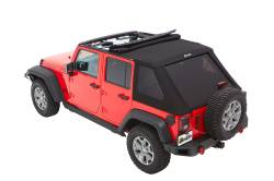 Bestop - Bestop 56853-17 Trektop NX Black Twill Soft Top for 07-18 Jeep Wrangler JK 4DR - Image 2
