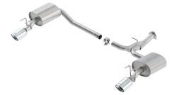 Borla - Borla 11949 S-Type Axle-Back Exhaust Single Split Rear Exit 16-17 Accord 2.4/3.5 - Image 1