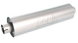 Borla - Borla 400436 Universal Perf Muffler Un-Notched Neck 3" In/3" Out 6.75" Round - Image 1
