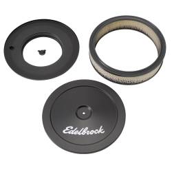 Edelbrock - Edelbrock 1203 Pro-Flo Black 10" Round Air Cleaner w/2" Paper Element - Image 2