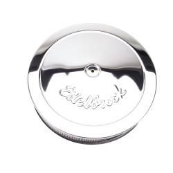 Edelbrock - Edelbrock 1221 Pro-Flo Chrome 14" Round Air Cleaner w/3" Paper Deep Flange - Image 1