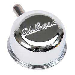 Edelbrock - Edelbrock 4410 Signature Series Chrome Round Push-in Breather w/90 Vent Nipple - Image 3