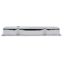 Edelbrock - Edelbrock 4449 Sig-Series Valve Covers Chrome Low Profile Chevy 262-400 '59-'86 - Image 4