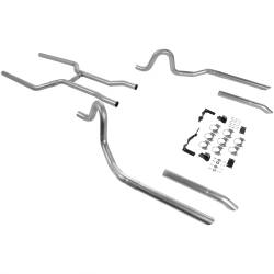 Flowmaster - Flowmaster 17107 Header-Back Exhaust System 2.5" Dual Rear Exit No Mufflers - Image 2