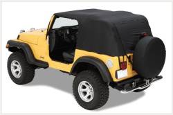 Pavement Ends - Pavement Ends 56815-01 Emergency Top Black for 07-18 Jeep Wrangler JK 4DR - Image 1