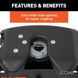 CURT - CURT 16540 A20 5th Wheel Hitch Head - Image 5