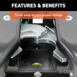 CURT - CURT 16035 Q20 5th Wheel Hitch for Ford F250/F350/450 8' Bed Puck System - Image 4