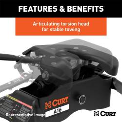 CURT - CURT 16043 Q16 Fifth Wheel Head Unit Fits - Image 3