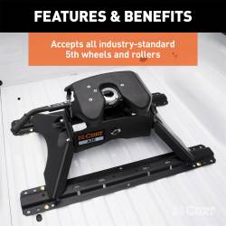 CURT - CURT 16100 Fifth Wheel Base Rails Universal - Image 6