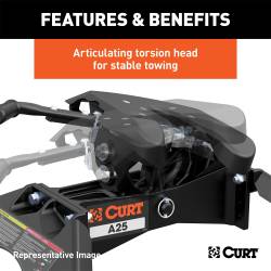 CURT - CURT 16046 A25 Fifth Wheel Hitch - Image 3