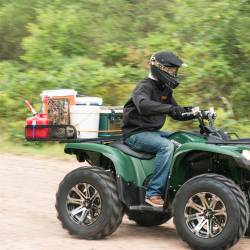 CURT - CURT 18101 41" x 26" Black Steel Universal ATV Cargo Carrier - Image 3