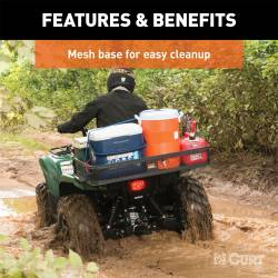 CURT - CURT 18101 41" x 26" Black Steel Universal ATV Cargo Carrier - Image 5