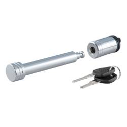 CURT - CURT 23528 5/8" Hitch Lock 2" Or 2.5" Receiver Barbell Chrome - Image 1