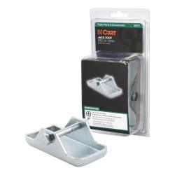 CURT - CURT 28271 Bolt-On Jack Foot for 2" Tube 2000 lbs Packaged - Image 1