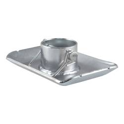 CURT - CURT 28272 Pin-On Jack Foot for 2" Tube 2000 lbs 1-11/16" Height - Image 1