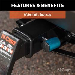 CURT - CURT 23504 5/8" Hitch Lock 2" Or 2.5" Receiver Right-Angle Chrome - Image 3