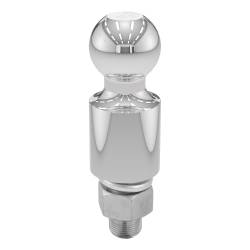 CURT - CURT 40032 1-7/8" Trailer Ball 1" x 2-1/8" Shank 2" Rise 3500 lbs Chrome - Image 1