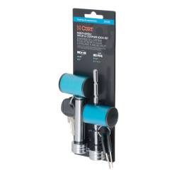 CURT - CURT 23505 Right-Angle Hitch & Coupler Lock Set 2" Receiver 1" To 3" Latch - Image 2
