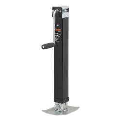 CURT - CURT 28575 Direct-Weld Square Jack w/Side Handle 8000 lbs 15" Travel - Image 1
