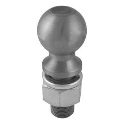 CURT - CURT 40085 2-5/16" Trailer Ball 1-1/4" x 2-5/8" Shank 30000 lbs Raw Steel - Image 1