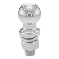 CURT - CURT 40066 2" Trailer Ball 1" x 2-1/8" Shank 6000 lbs Chrome Packaged - Image 2