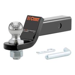 CURT - CURT 45034 Loaded Ball Mount w/1-7/8" Ball 2" Shank 3500 lbs 2" Drop - Image 1