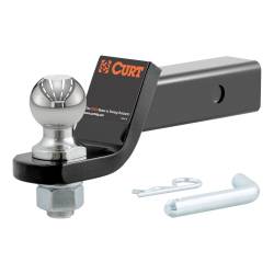 CURT - CURT 45036 Loaded Ball Mount w/2" Ball 2" Shank 7500 lbs 2" Drop - Image 1