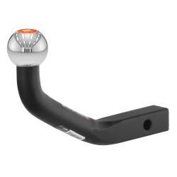 CURT - CURT 45572 Euro Mount 2" Ball 1-1/4" Shank 3500 lbs 4-5/8" High 7-1/4" Long - Image 1