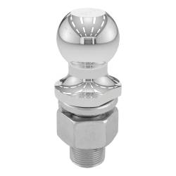 CURT - CURT 40090 2" Trailer Ball 1-1/4" x 2-5/8" Shank 10000 lbs Chrome - Image 1
