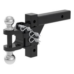 CURT - CURT 45049 Adjustable Multipurpose Ball Mount 2" Shank 2" & 2-5/16" Balls - Image 1