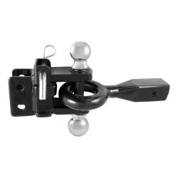 CURT - CURT 45049 Adjustable Multipurpose Ball Mount 2" Shank 2" & 2-5/16" Balls - Image 3