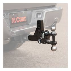 CURT - CURT 45049 Adjustable Multipurpose Ball Mount 2" Shank 2" & 2-5/16" Balls - Image 4
