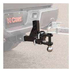 CURT - CURT 45049 Adjustable Multipurpose Ball Mount 2" Shank 2" & 2-5/16" Balls - Image 5