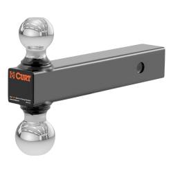 CURT - CURT 45002 Multi-Ball Mount 2" Hollow Shank 2" & 2-5/16" Chrome Balls - Image 1