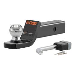 CURT - CURT 45141 Towing Starter Kit w/2" Ball 2" Shank 7500 lbs 2" Drop - Image 1