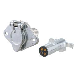 CURT - CURT 58671 4-Way Round Wiring Connector - Image 1