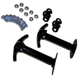 Crown Automotive Jeep Replacement - Crown Automotive 488601 Black Hood Catch Set for 41-95 Jeep MB/CJ/YJ - Image 2