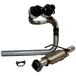 Crown Automotive Jeep Replacement - Crown Automotive 52059681AD Front Exhaust Pipe for 04-06 Jeep Wrangler TJ 4.0L - Image 2